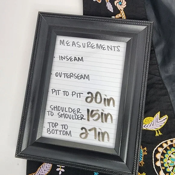 Neiman Marcus Vest Women's Large Boho Vintage Festival Embroidered Open‎ Front - Picture 4 of 6